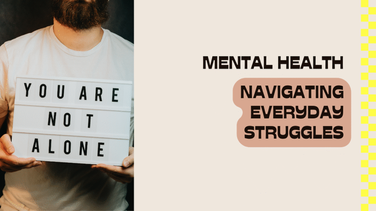 MENTAL HEALTH AND YOU: NOTHING SHOULD COMPROMISE YOUR MENTAL HEALTH.
